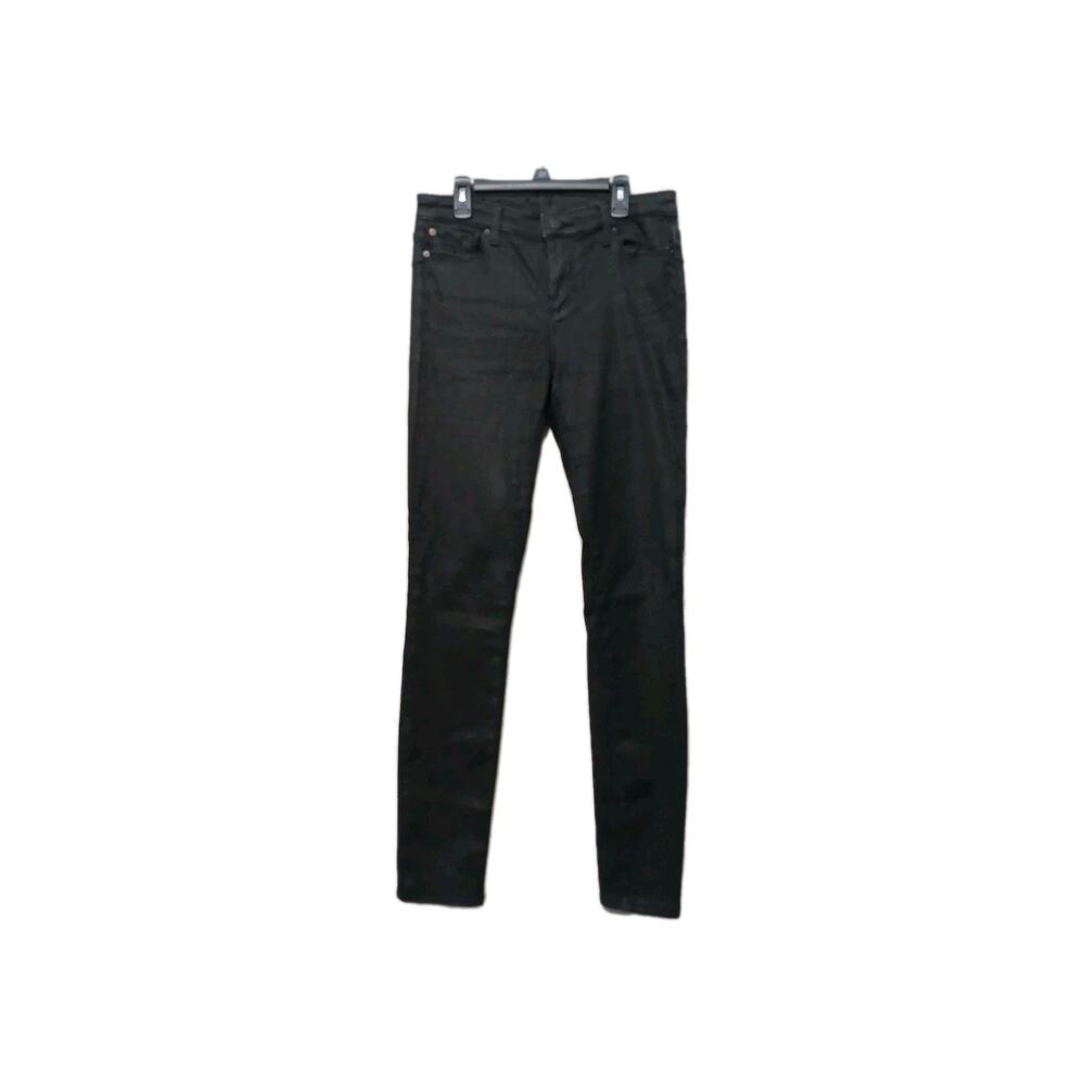 Armani Exchange Womens Jeans J69 Black Sz 28 Super Skinny Cotton Stretch